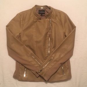 Tan Motorcycle Jacket